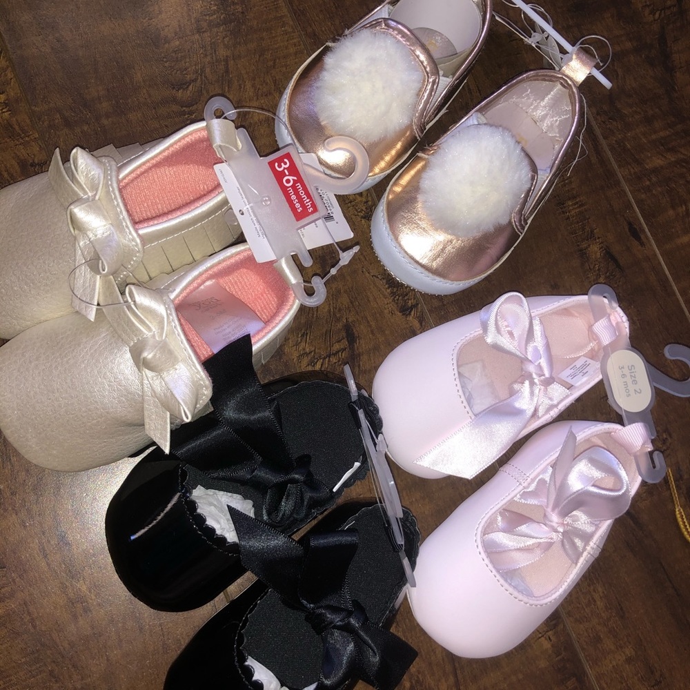 3-6 months baby shoes bundle